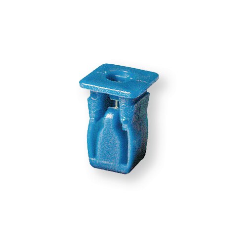 Einsteckmutter blau Ø 3,5 Loch 8 x 8